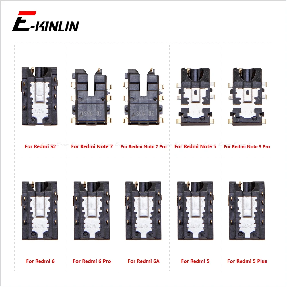 

Headphone Jack Ear Earphone Audio Flex For XiaoMi Redmi S2 Note 7 6 6A 5 Pro Plus Port Connector Repair Parts