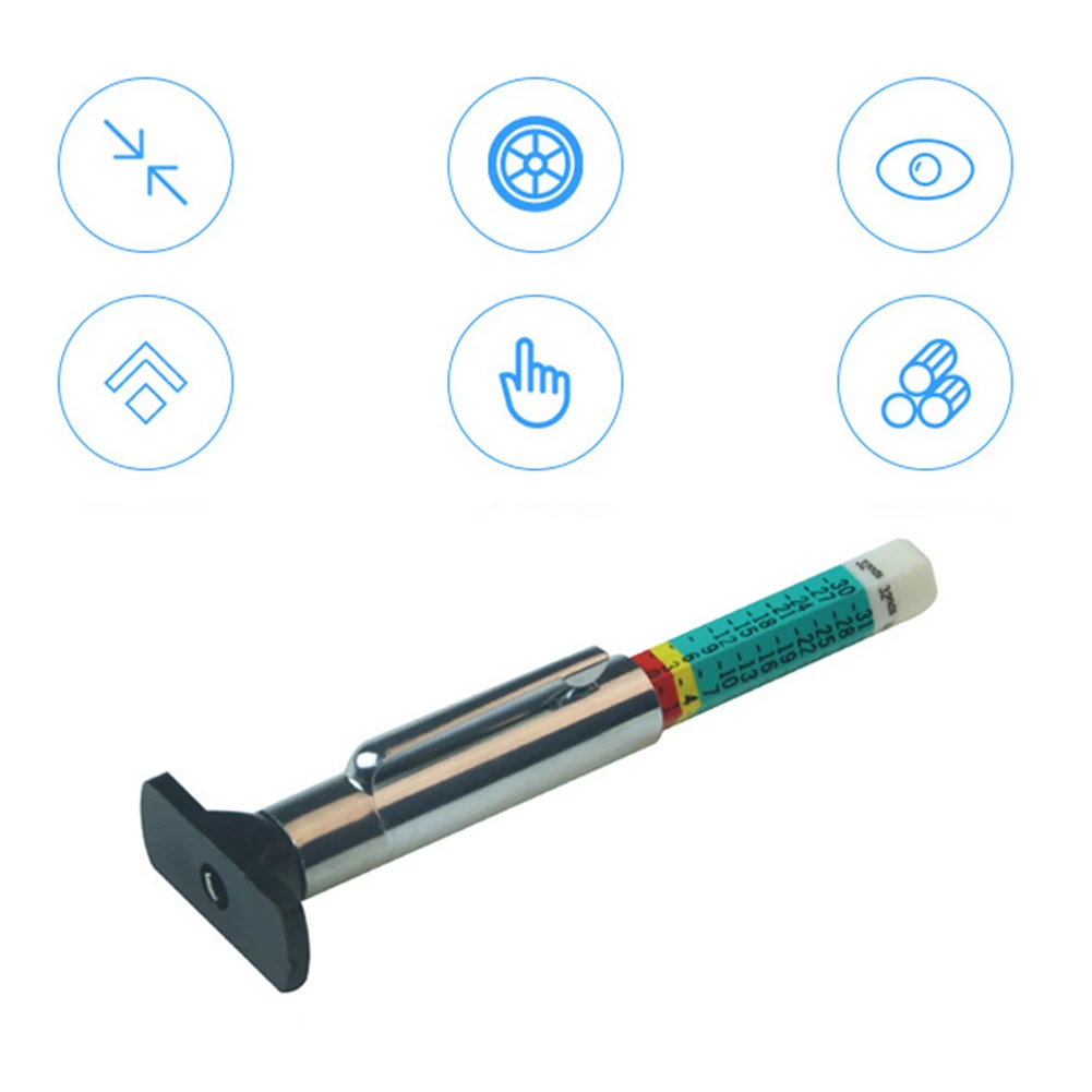 Портативный измеритель глубины протектора для шин 0-25 мм измерительный