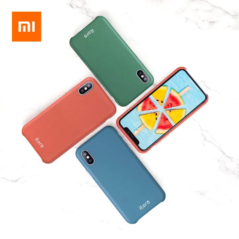 Xiaomi итальянский чехол для телефона из натуральной кожи противоударный бампер