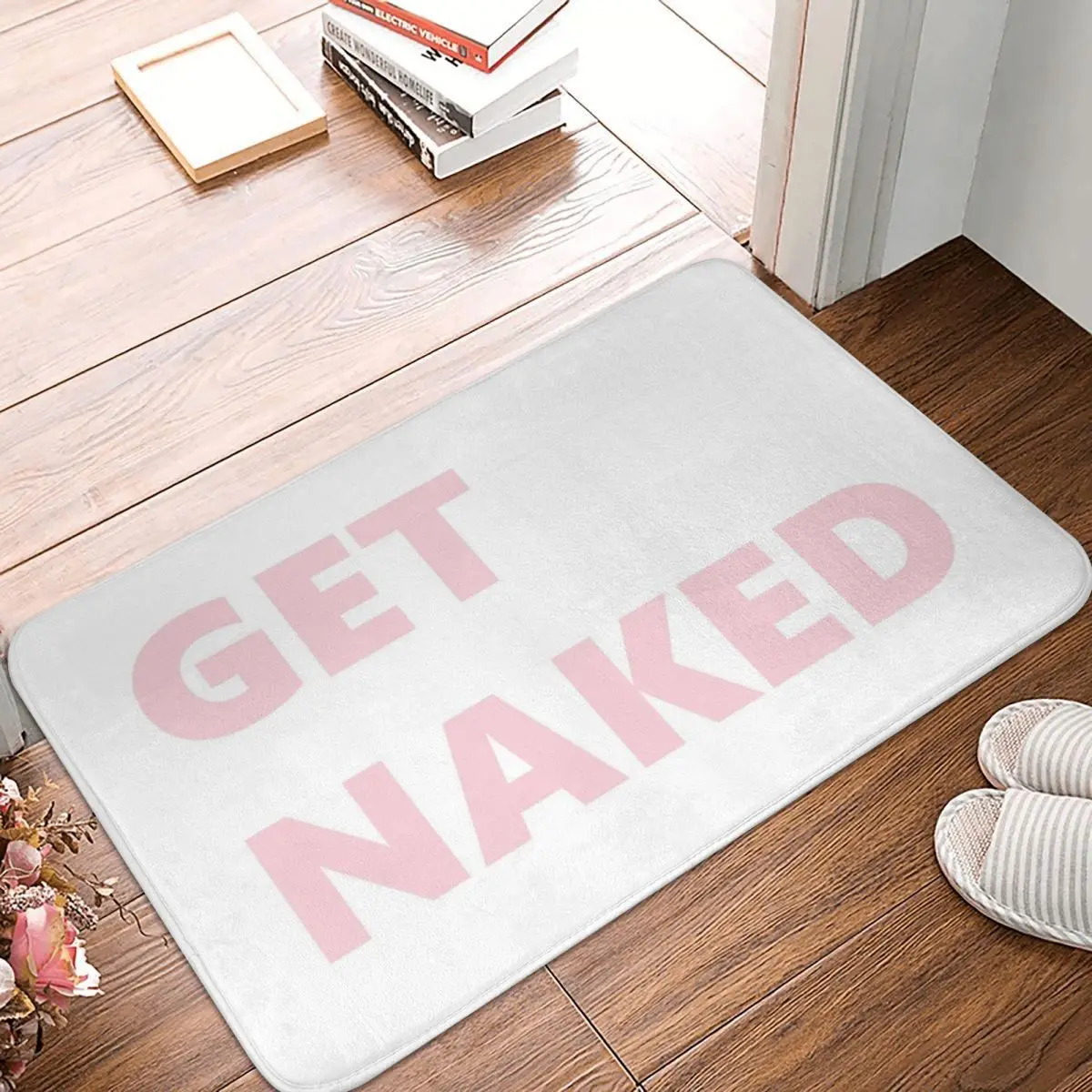 

Get Naked Doormat Carpet Mat Rug Polyester Non-Slip Floor Decor Bath Bathroom Kitchen Balcony 40*60