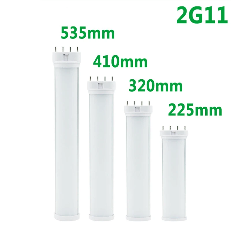 

4pcs 2G11 led Tube Light 4pin LED horizontal plug lamp 2g11 pll Lamp PL bar LED Bar Replace H tube 9W 12W 18W 22w AC96-265V