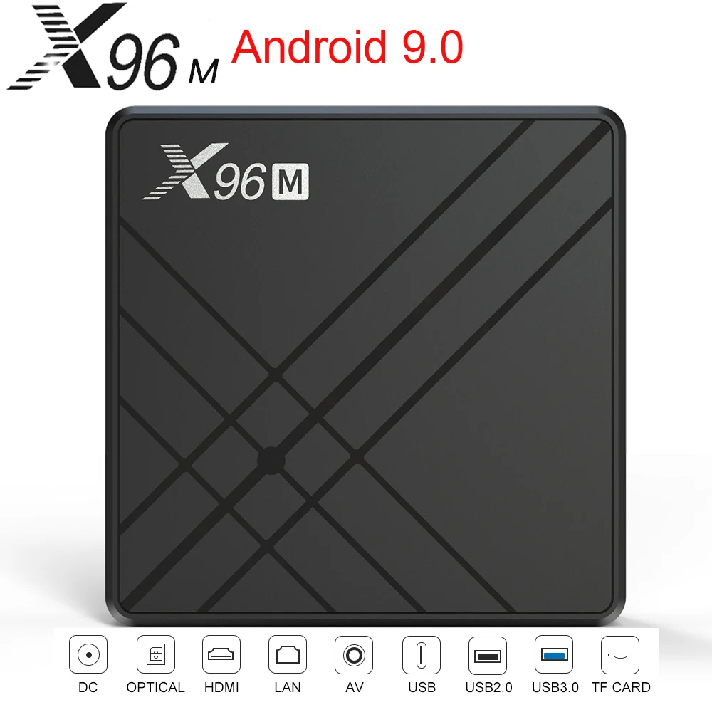 ТВ приставка X96M Smart Android 9 0 4K H603 2 4G Wifi медиаплеер телеприставка Google 3D видео Youtube USB 3
