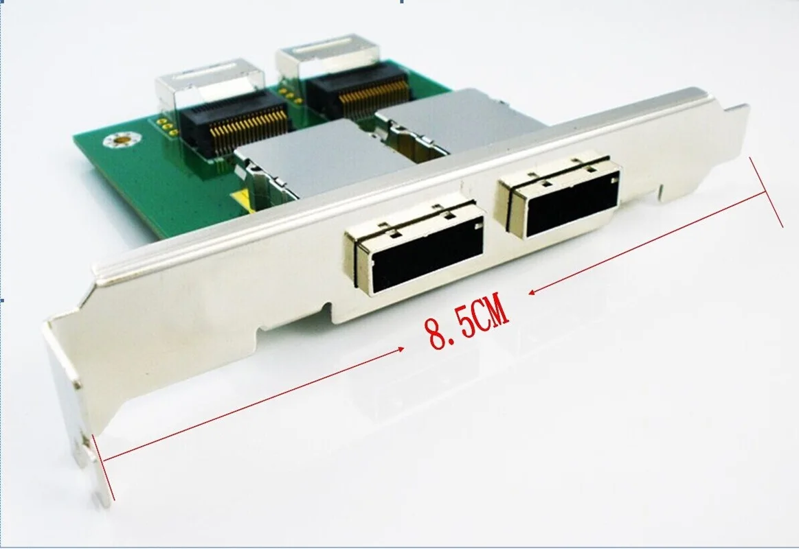 

Internal SFF-8087 Sas 36P to 2 Port External HD Sas26P SFF-8088 Front Panel PCI Mini SAS PCI Card Adapter