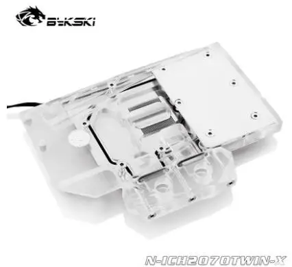 Bykski GPU водный блок для INNO3D RTX 2070 Твин х2 2060 Супер видеокарта с охлаждением, VGA кулер N-ICH2070TWIN-X