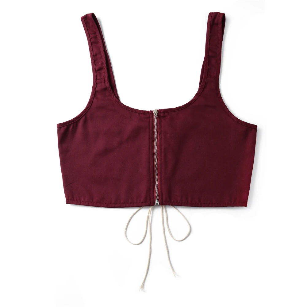 Женский пояс со шнуровкой корсет на бретельках с завязками спереди сзади молния