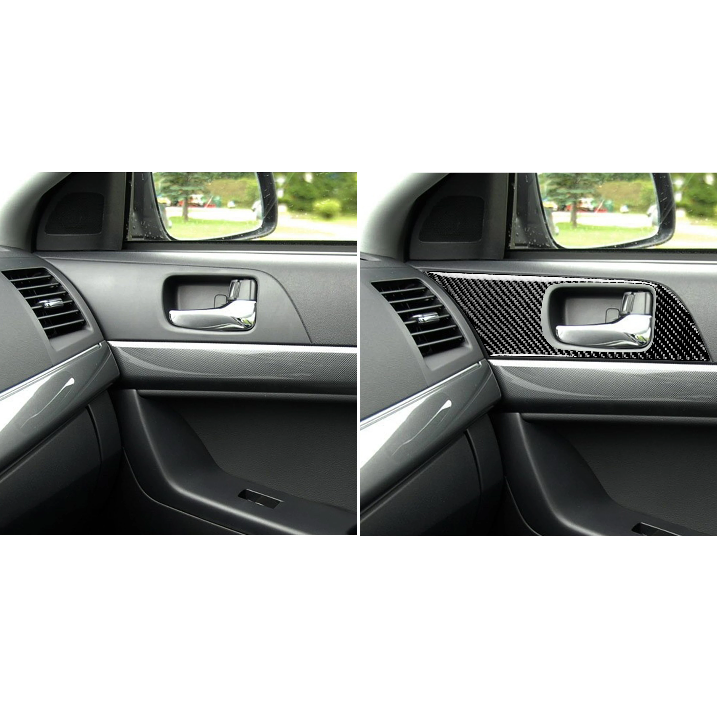 Фото Наклейка на дверную ручку для Mitsubishi Lancer EVO X MR 2008-2015 №4