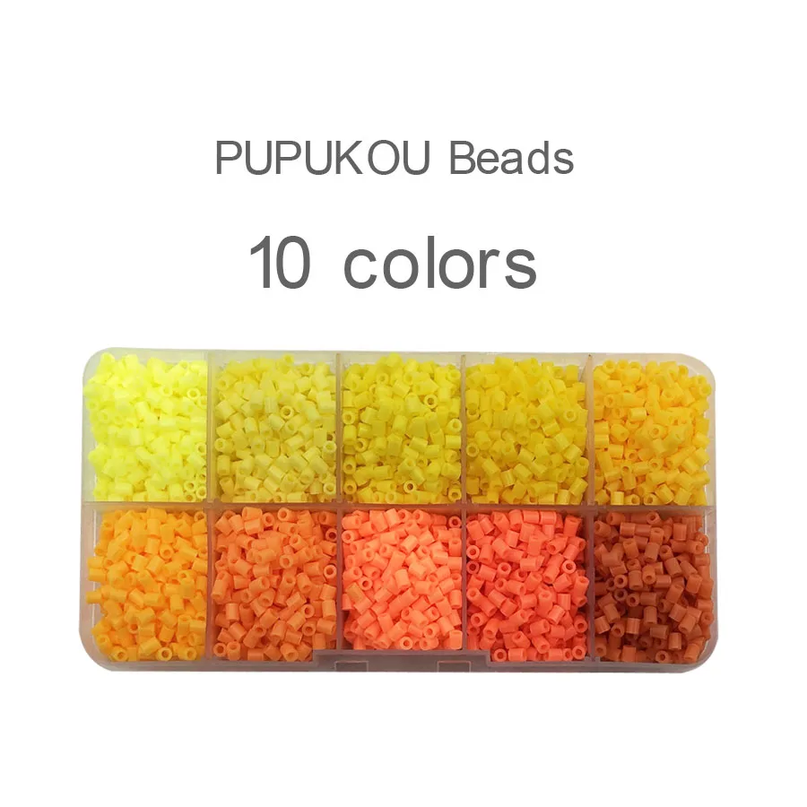 24 цвета/PUPUKOU бусины 2,6 мм мини-бусины 4200 шт DIY игрушка Хама бусины Perler бисер Железный бисер высокое качество подарок