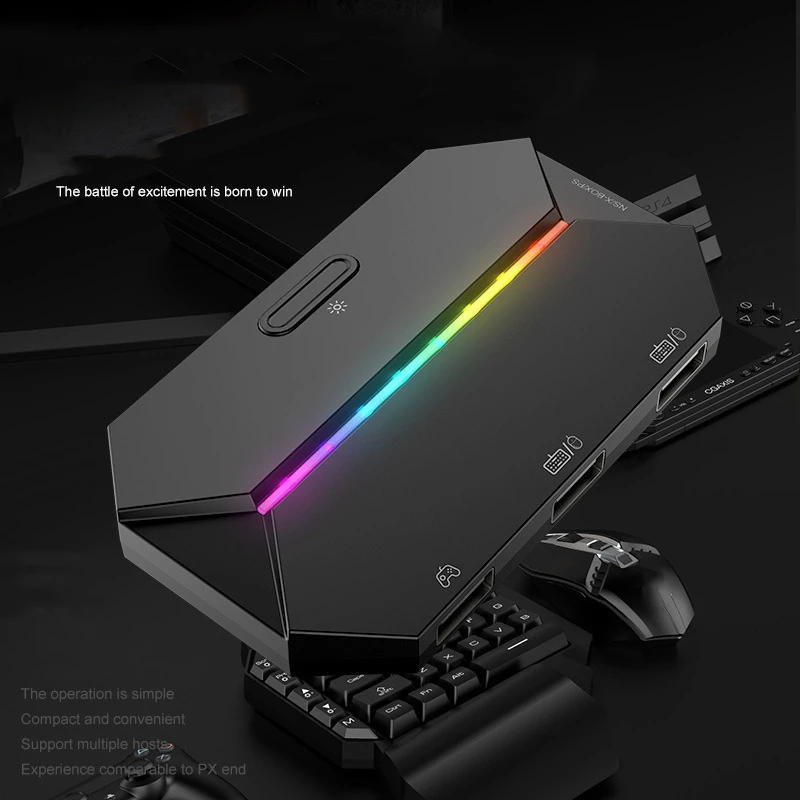 Конвертер для игровой клавиатуры и мыши G6L портативный Проводной адаптер