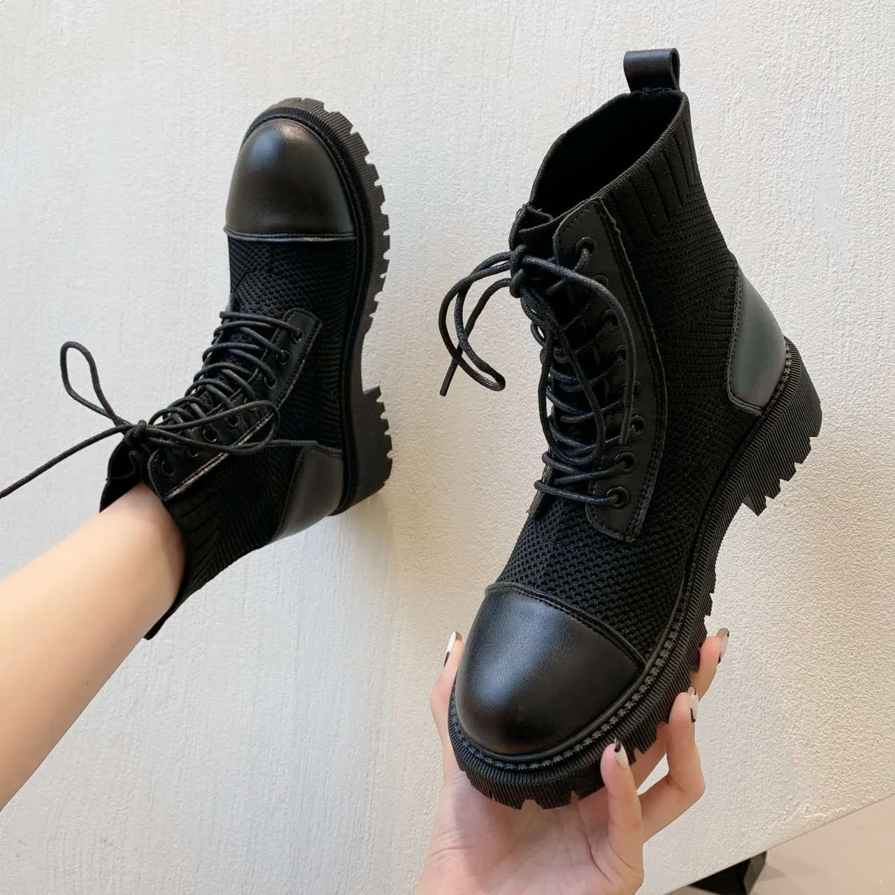 2021 Sexy Breathable Nightclub Party Shoes Women Short Autumn And Winter Ladies Shoes Boots Leather Boots Women