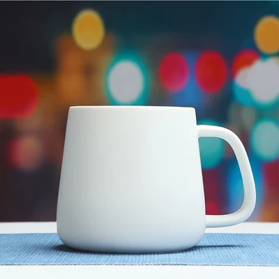 ERMAKOVA 2 Colors Ceramic Tea Cup Coffee Mug with Handle Espresso Cappuccino Latte Milk Office Mug Drinkware - Цвет: Белый