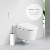 creative nordic toilet brush holder head silver modern simple toilet brush set bathroom tools brosse wc household items df50