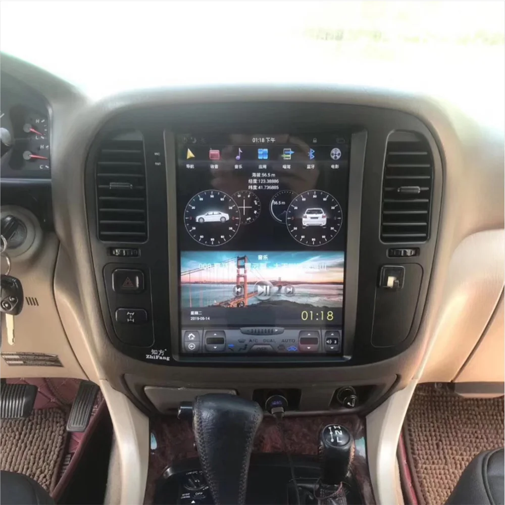 Автомобильный мультимедийный плеер стерео радио навигация Android экран для Toyota Land
