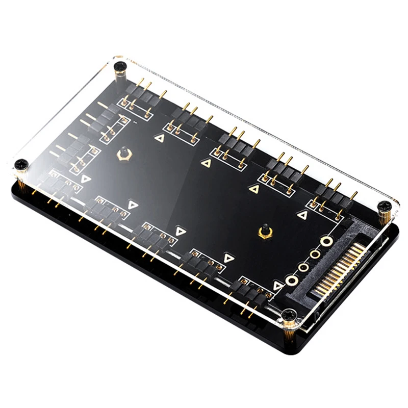 5 в 3 контактный rgb концентратор интерфейс сплиттер для порта питания Molex SATA AURA SYNC