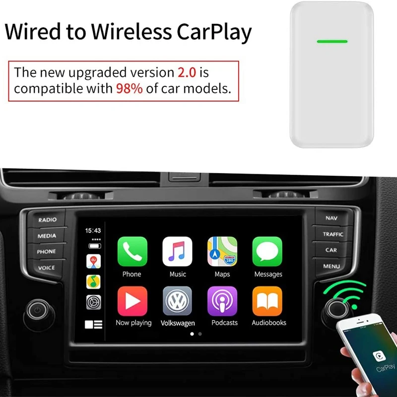 Универсальный беспроводной адаптер Carplay Usb для интеллектуального телефона Ios 10 0 и