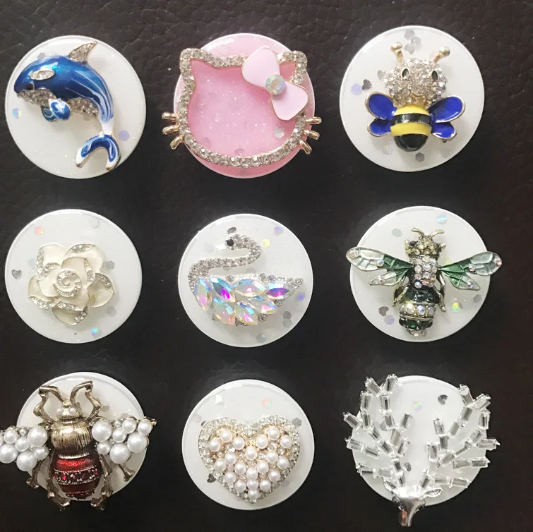 Универсальный алмаз мобильный телефон кронштейн милый 3D животное подушка