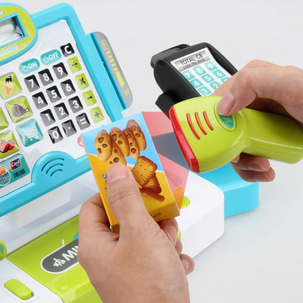Электронный кассовый аппарат для супермаркета Наборы детские игрушки имитация