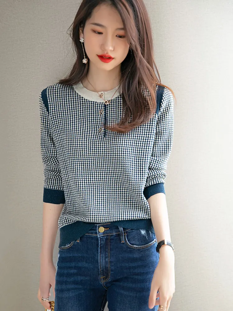 Универсальный Свободный Топ JXMYY в западном стиле для женщин новинка осень 2021