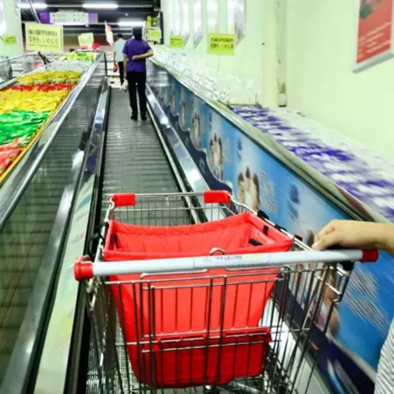 Многоразовая сумка для похода в магазин, сумка для продуктов с изоляцией, складная сумка для супермаркета, большая емкость, вмещает до 40 фунтов, сумка для хранения на колесиках