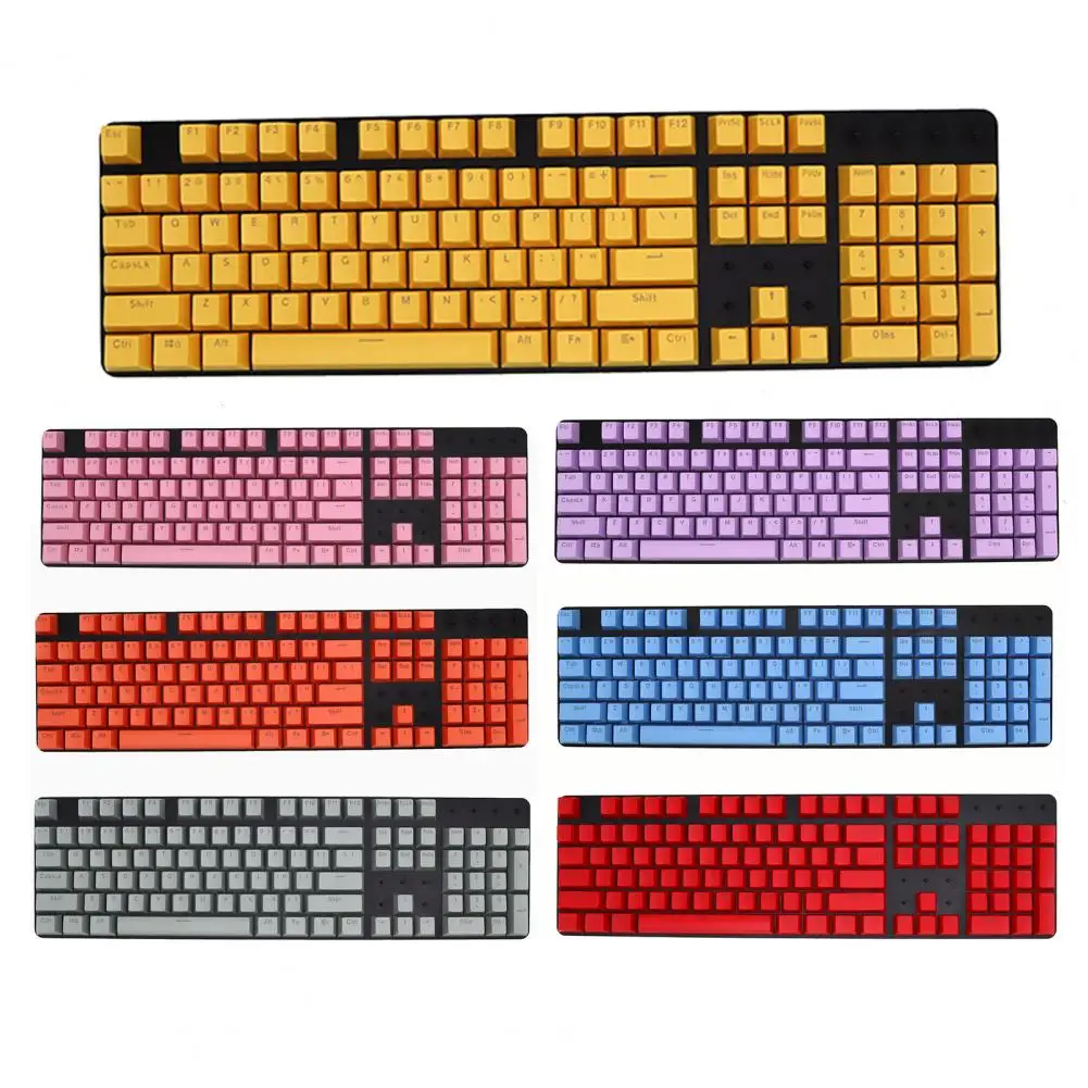 

104Keys ABS Plastic Esports Gaming Keycap Mechanical Keycap Caps for Gaming Mechanical Keyboards Keycap Replacement