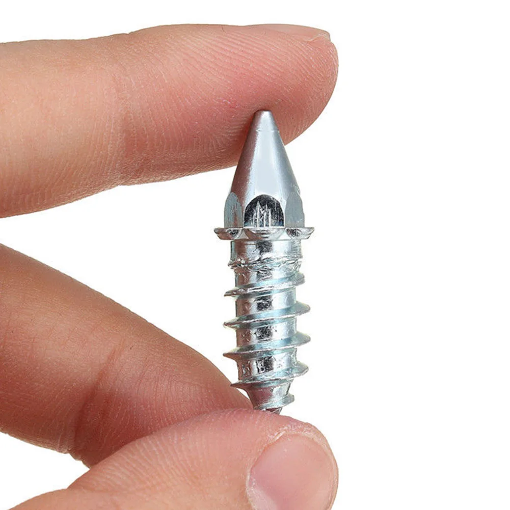 

50pcs Chains Accessories Metal Screw Car Motorcycle Vehicle Nail Off Road Tire Studs Motorbike Snow Spike Trim Anti Slip Wheel