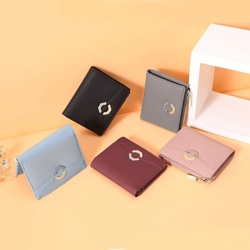 Женский кошелек Weichen ультратонкий короткий студенческий Forever Young корейский на