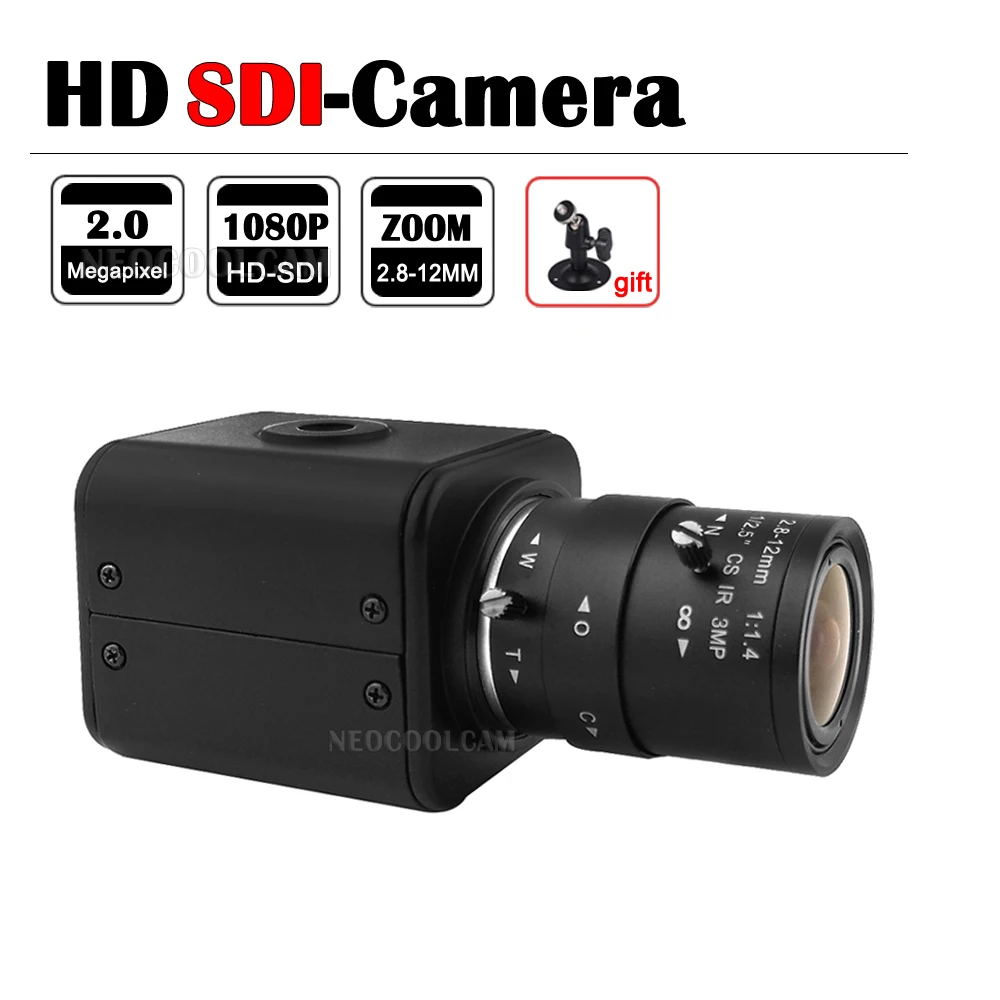 

Камера видеонаблюдения HD-SDI 2.0MP 1080P, 2,8-12 мм, с ручным варифокальным зумом