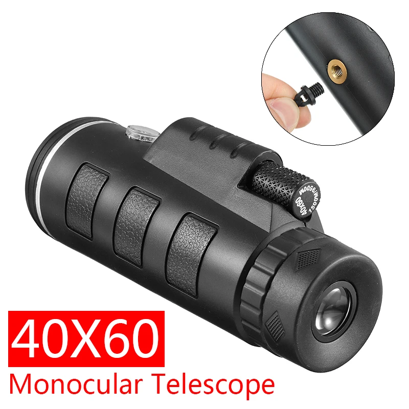 Для наружного охотничьего кемпинга 40X60 фокус монокулярный телескоп Оптика