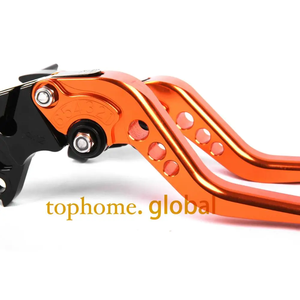 

Orange For KTM 690 Duke / 690 Duke R 2012 2013 CNC Short Clutch Brake Levers Adjustable