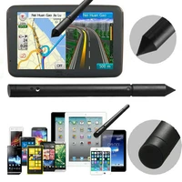 touch screen pen stylus 2 in 1 rubber nib capacitive tip nib resistive touch stylus pen for iphone ipad tablet gps navigator