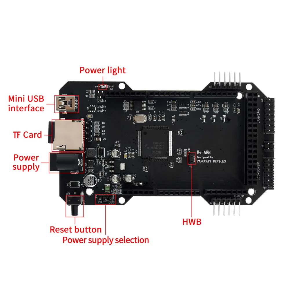 Aibecy Re ARM 32 битный контроллер доска Мега 2560 3D принтеры с USB кабелем для