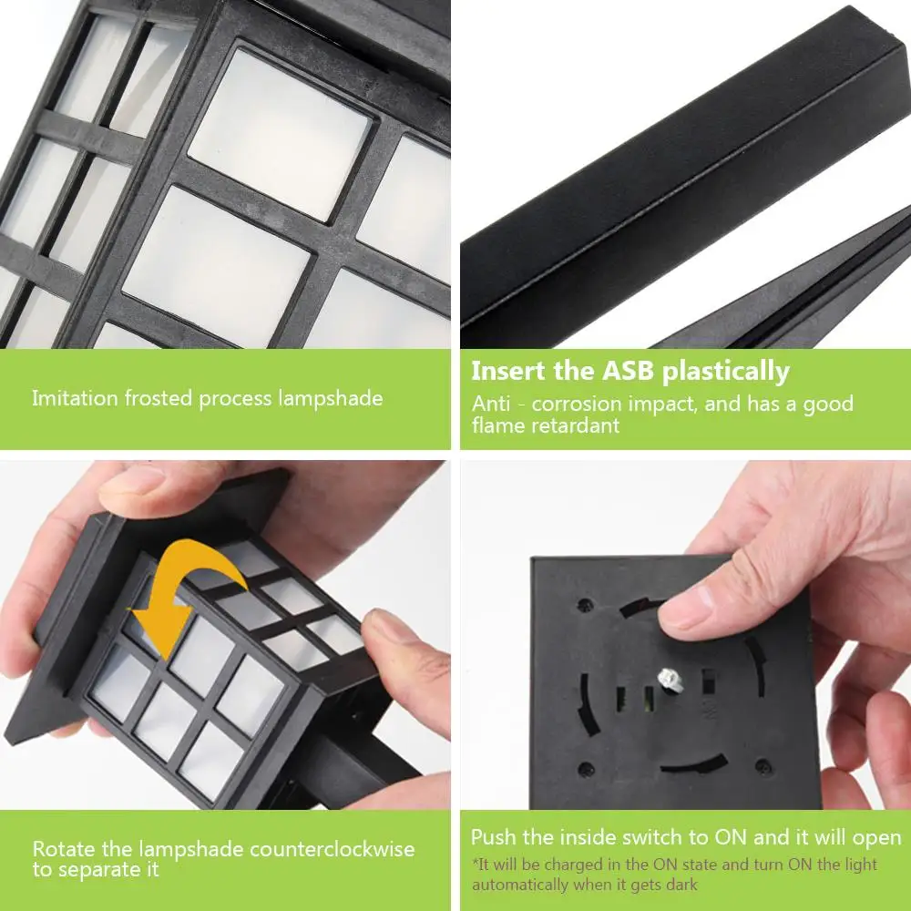 Уличный светодиодный светильник на солнечных батареях для