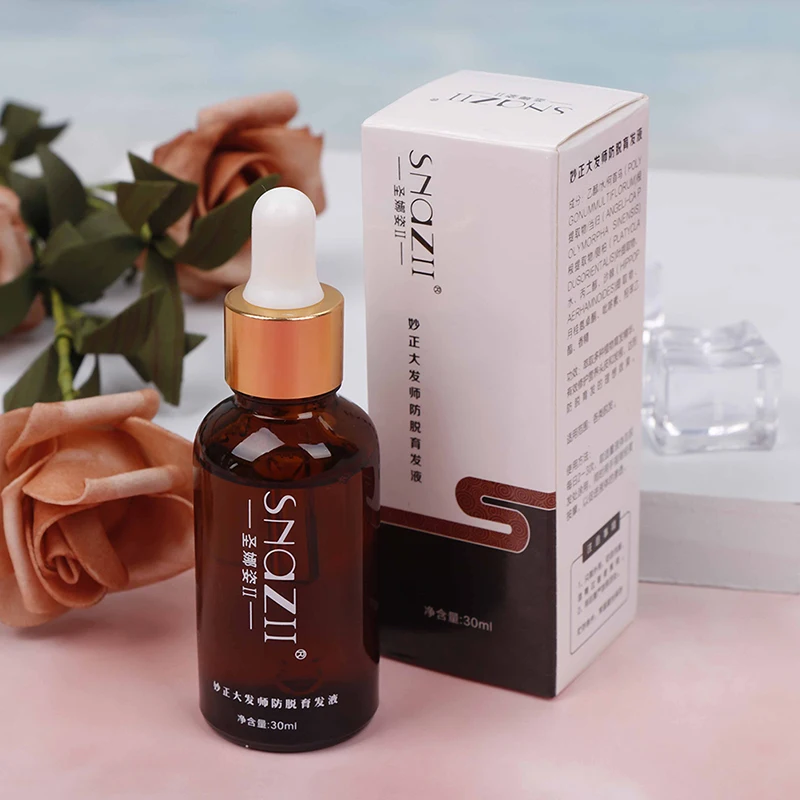 

100% Natural Organic Hair Growth Hair Loss Liquid Natural Pure Essential Oils Dense Hair Growth Serum Health Care 30ML