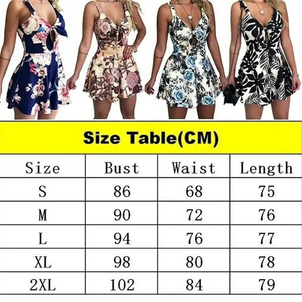 

Romper Jumpsuit Women's Beach Holiday Playsuit Clubwear Shorts Dress Summer
