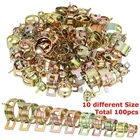 100 шт. 6-22 мм пружинный зажим для топливной линии шланг для водопровода воздуховод комплект зажимов