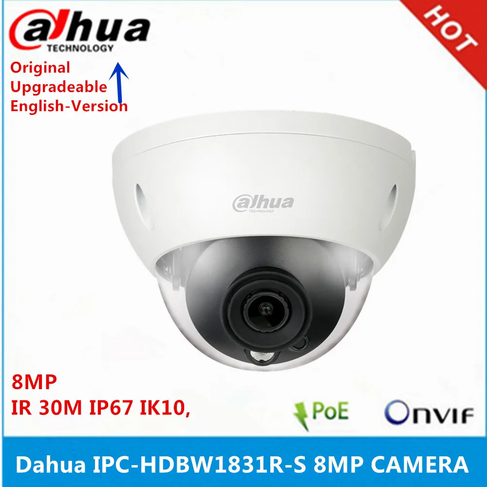 Оригинальная купольная мини камера Dahua 8 МП IP IR30 метров WDR POE|original dahua|dome cameradahua mic |
