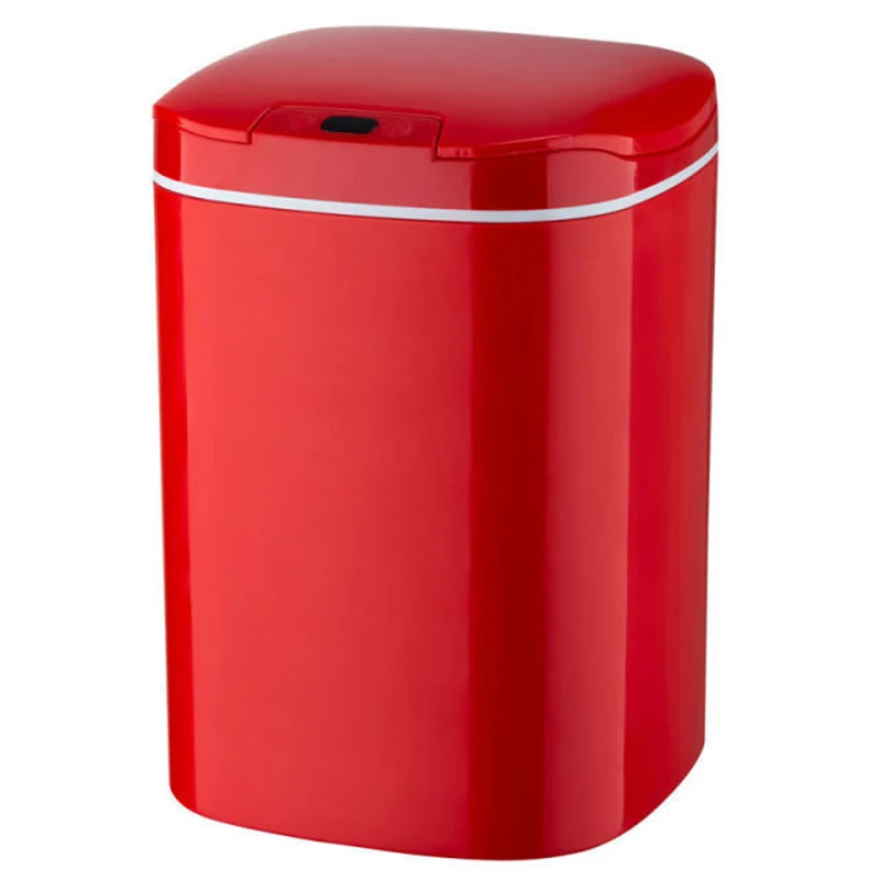 

Automatic Intelligent Induction Trash Can Household Living Room Kitchen Bedroom Bathroom Trash Plastic Bin 14L Best Pric