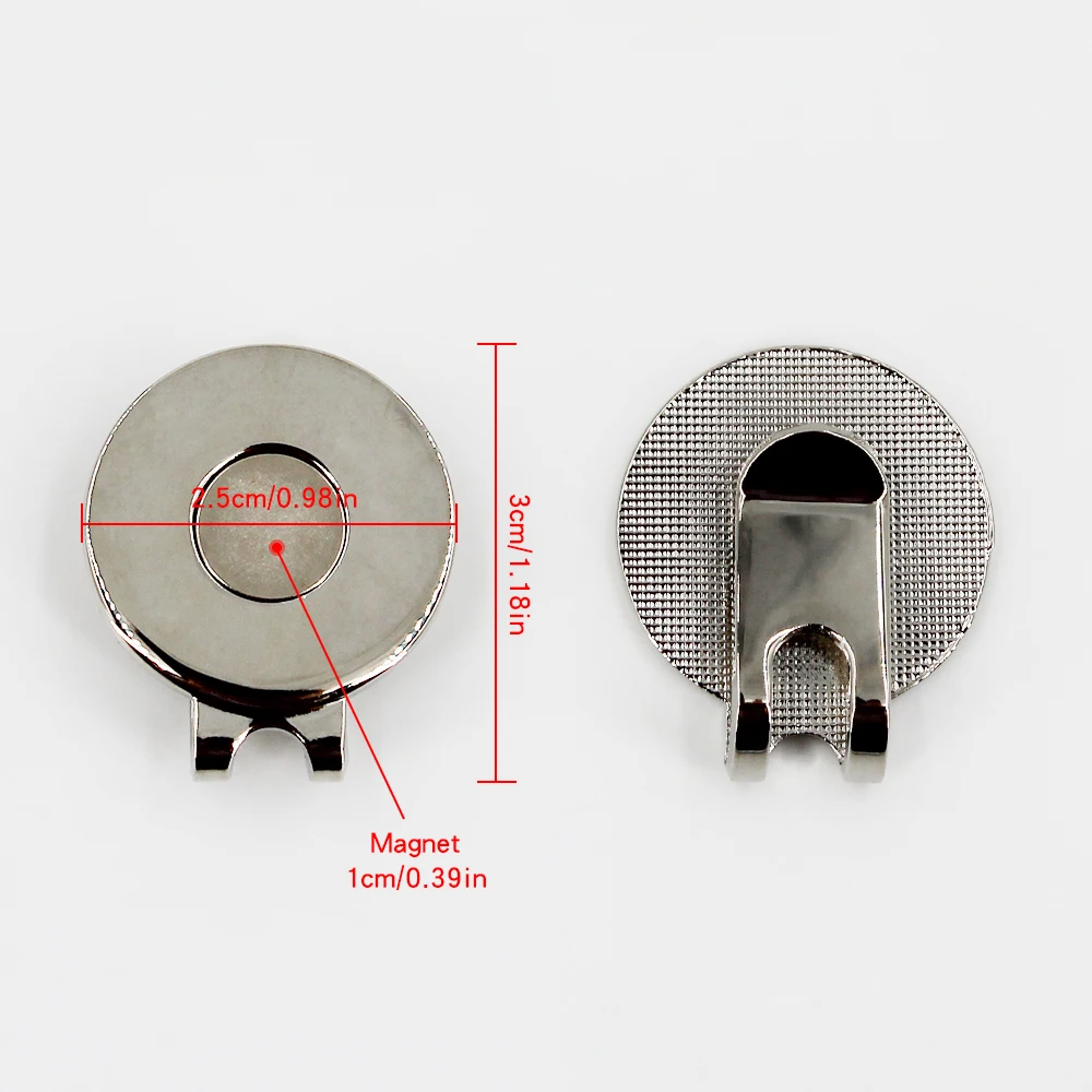 Упаковка 1 шт. зажим для шляпы гольфа Магнитная Крышка зажимы с магнитным