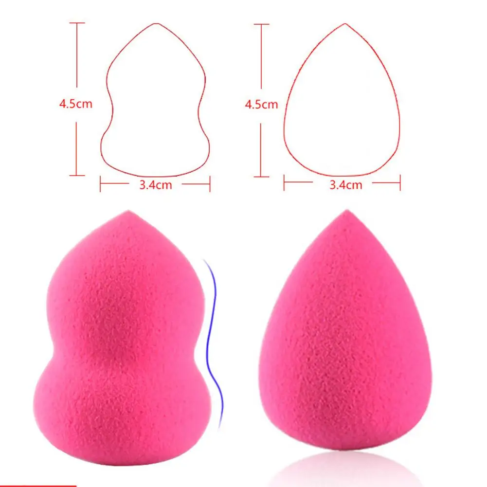 4 шт./компл. косметический спонж для макияжа нанесения пудры гладкая Красота
