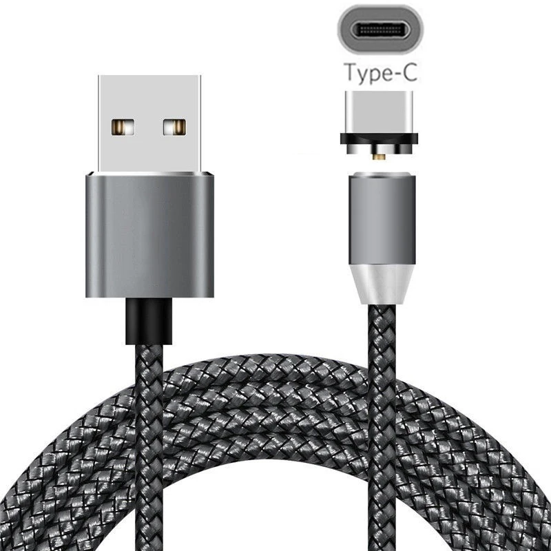 Магнитный зарядный кабель USB type C для huawei P Smart Z P20 lite P30 Pro Honor 20 10 с 2 портами USB быстрая зарядка зарядное устройство для телефона