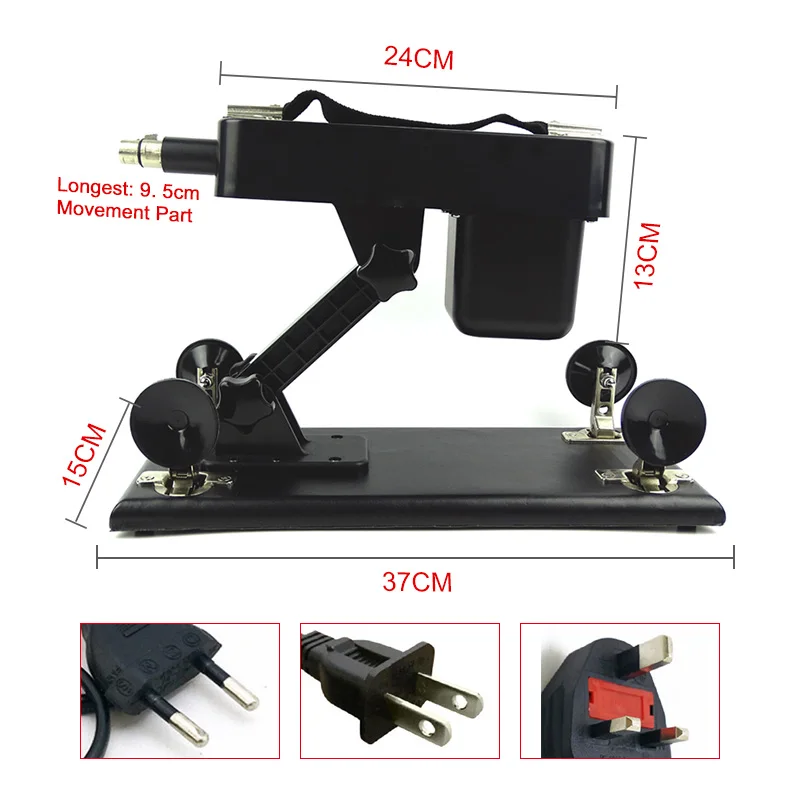 Секс машина для женской мастурбации Насосная с фаллоимитатором и насадками
