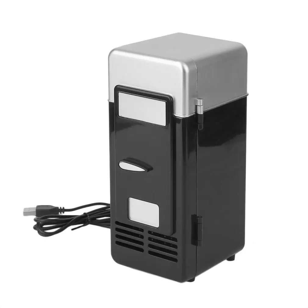 

Car Mini Fridge Refrigerator 194*90*90mm Energy Saving 5V 10W USB Portable Drink Cooler Car Boat Travel Cosmetic Fridge