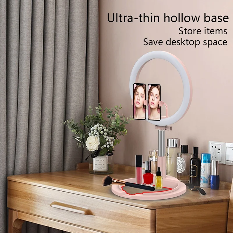 

12 Inch Portable Dimmable LED Selfie Ring Fill Light For Makeup Video Live Aro De Luz Para Hacer Tik Tok Ring Lamp With Tripod