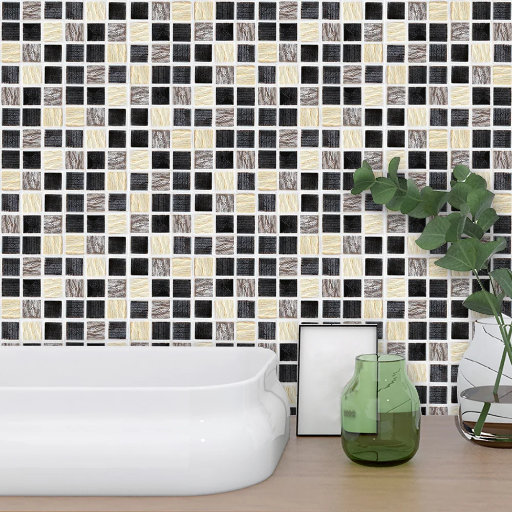 Домашняя шлифованная кирпичная мозаика стерео самоклеящаяся стена