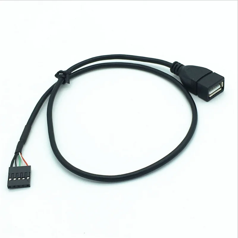 

USB baffle cable 5p DuPont 2.54 USB cable AP bus / DuPont 2.54 / 1 * 5p bus 50CM CABLE