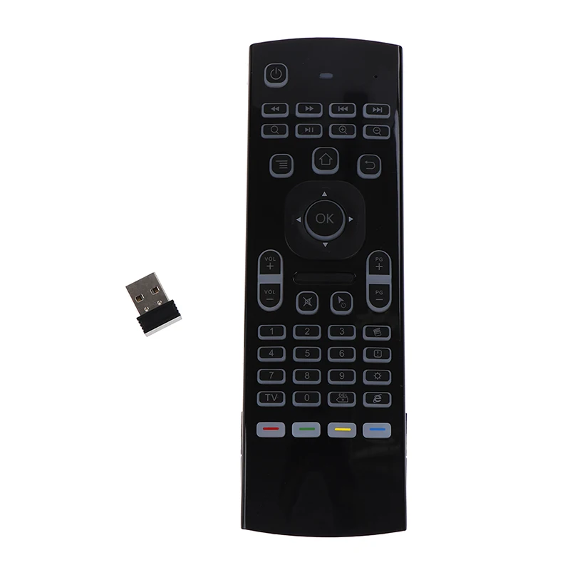 1 шт. Mx3 Fly Air mouse с голосовым ИК обучением Pro подсветкой 2 4g Беспроводная клавиатура