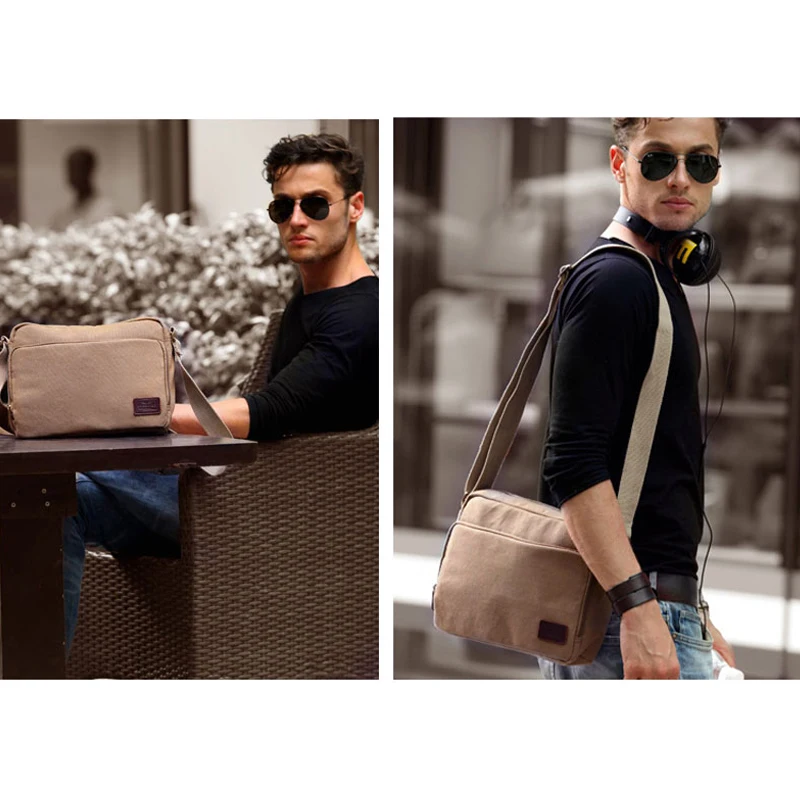 

Canvas Multifunction Messenger Shoulder Bag Solid Briefcases Suitcase Card Pocket For Men Women Office Outdoor Travel Bag