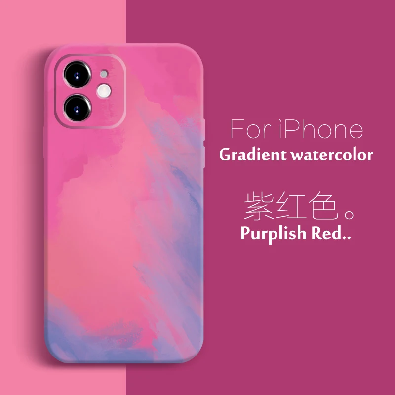 Цветной силиконовый чехол для iPhone 11 Pro Max 12 Mini XSmax XR X SE2 2020 8 7 6 Plus | Мобильные