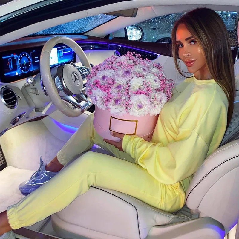 

Un Set nuove donne solide Set allenamento abbigliamento sportivo Fitness manica lunga caduta in vita giacca