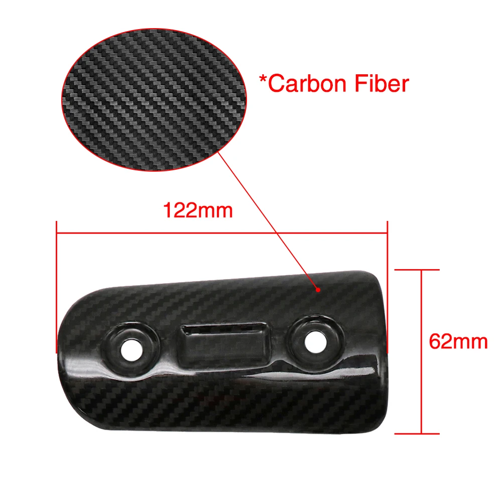 Alconstar чехол на глушитель мотоцикла углеродное волокно цветная защита