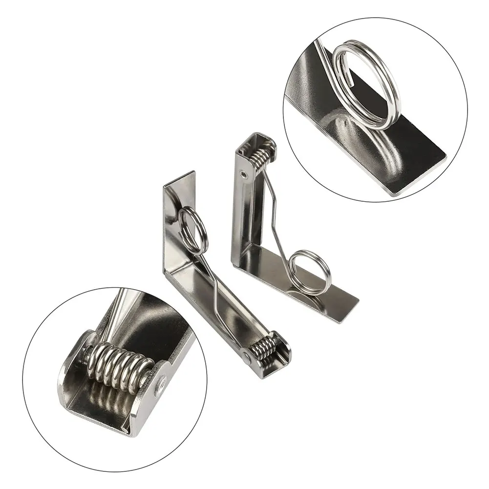 

Stainless Steel Tablecloth Tables Useful Clips Holder Cloth Clamps Party Picnic Wedding Prom Multi-Function Tablecloth Clip